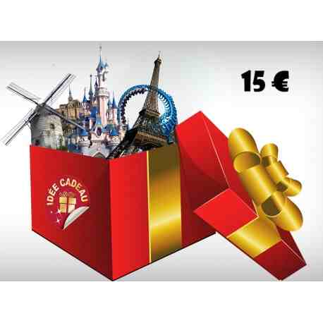 CARTE CADEAU - VALEUR 15 €